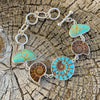 Ammonite & Turquoise Bracelet