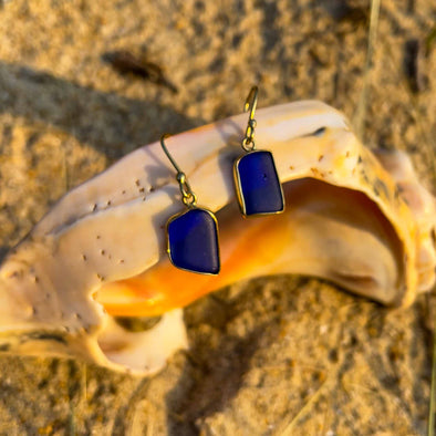 Charles Albert® Alchemia - Blue Seaglass Earrings