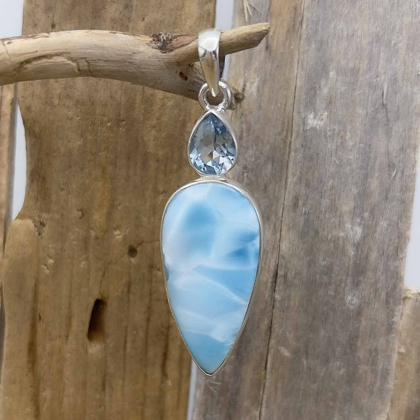 Larimar & Blue Topaz Pendant