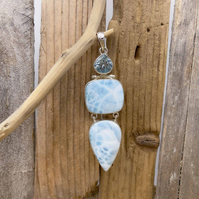 Larimar & Blue Topaz Pendant