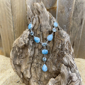 Larimar & Blue Topaz Necklace