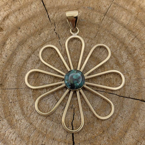 Charles Albert® Alchemia Turquoise Flower Pendant