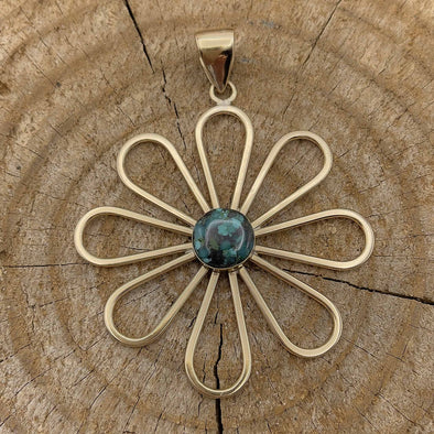 Charles Albert® Alchemia Turquoise Flower Pendant