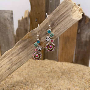 Artisan Crystal Bubble Earrings