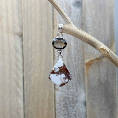 Wild Horse & Topaz Pendant