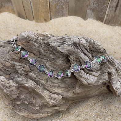 Oval-Teardrop Mystic Topaz Bracelet