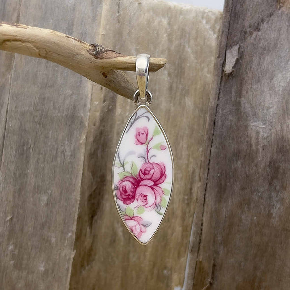 Recycled Porcelain Pendant