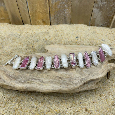 Pink Biwa Pearl Bracelet