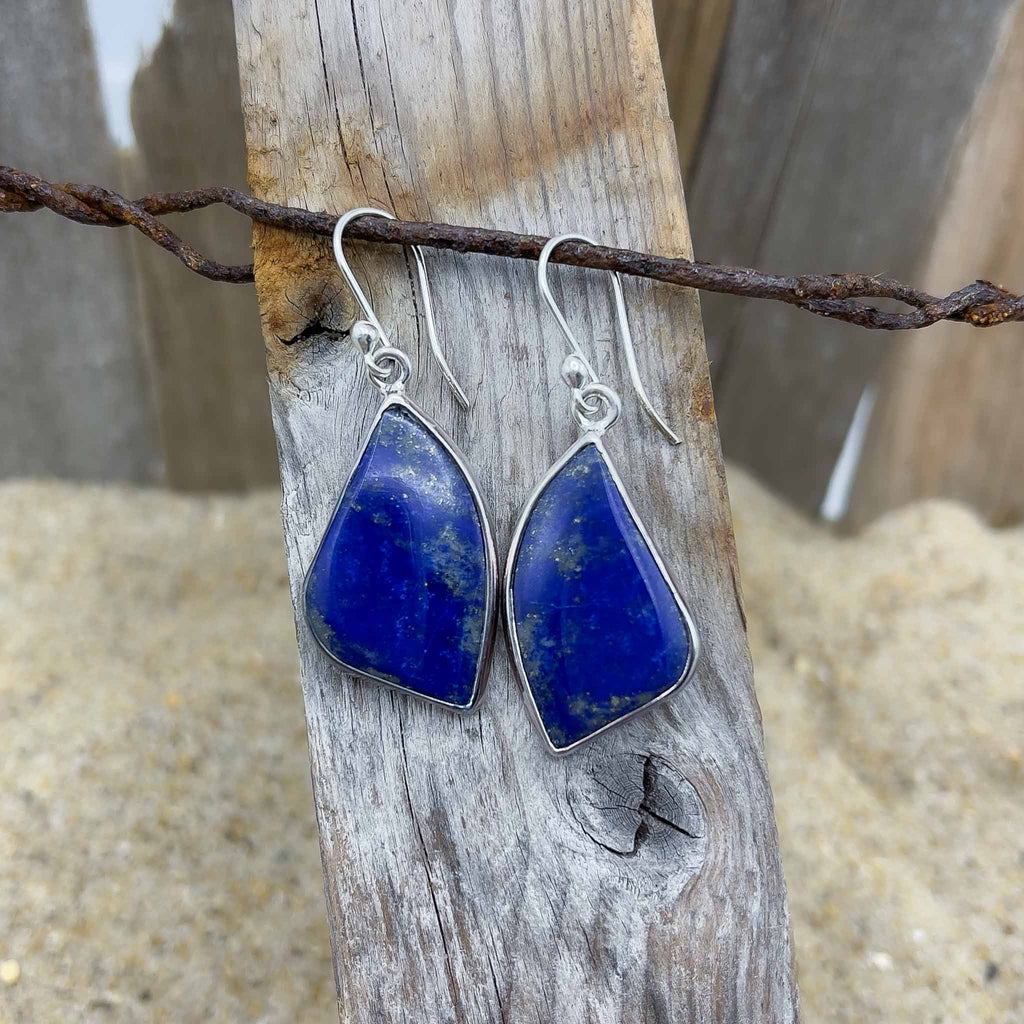 Lapis Lazuli Artisan Earrings | Artisan Collection at Beach