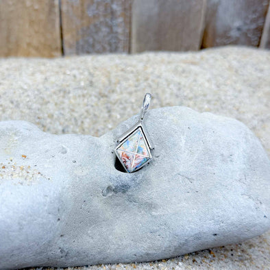Spiderweb Opal Kite Pendant