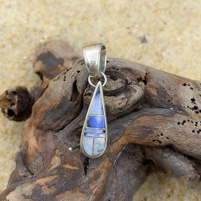 Spider Opal Teardrop Pendant