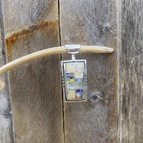 Spider Web Opal Artisan Pendant