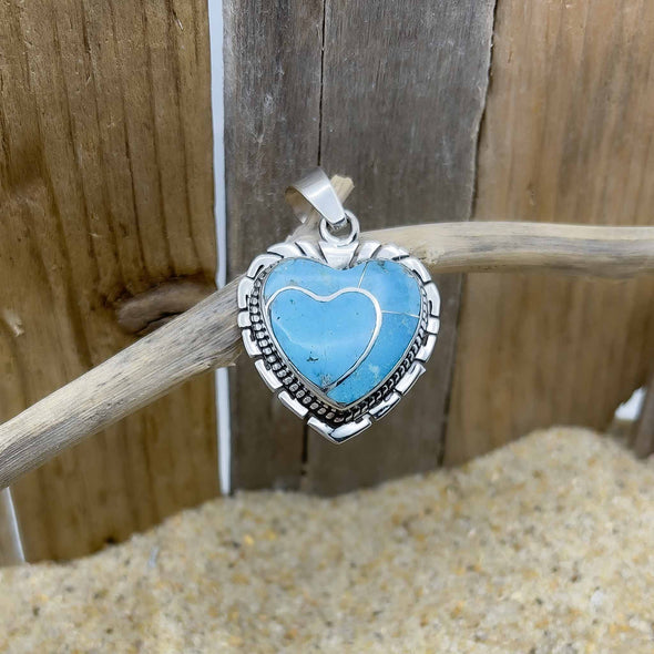 Turquoise Heart Pendant