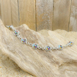 Southwestern Circle Inlay Bracelet