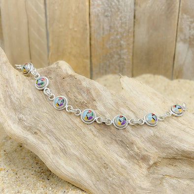 Southwestern Circle Inlay Bracelet