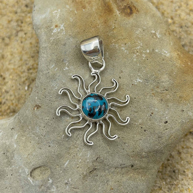 Turquoise Sun Burst Pendant