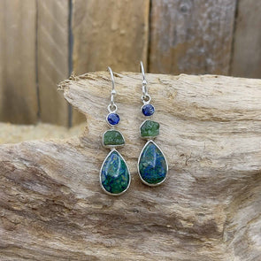 Apatite Triple Earrings