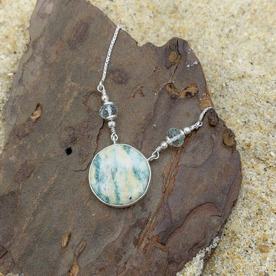Mariposite Circle Necklace