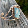 Larimar Stone Cuff - BEACH TREASURES ONLINE