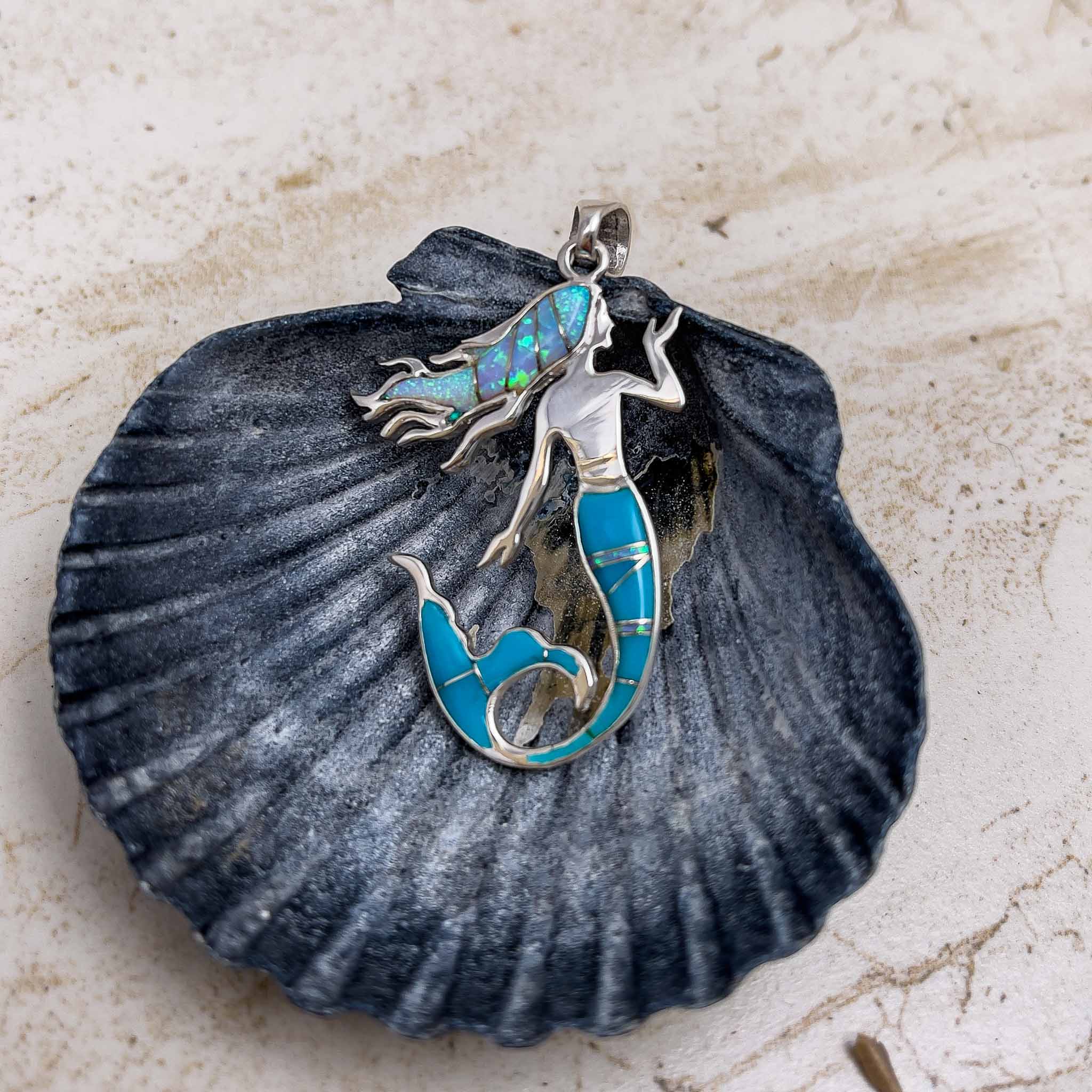 Mermaid necklace on on sale beach