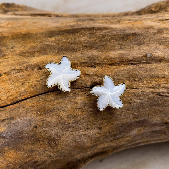 Charles Albert® Alchemia - Mother of Pearl Starfish Post Earrings