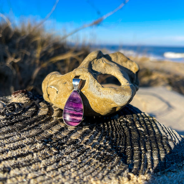 Amethyst Teardrop Pendant