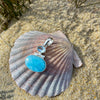 Larimar and Blue Topaz Pendant