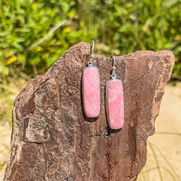 Thulite Pink Earrings
