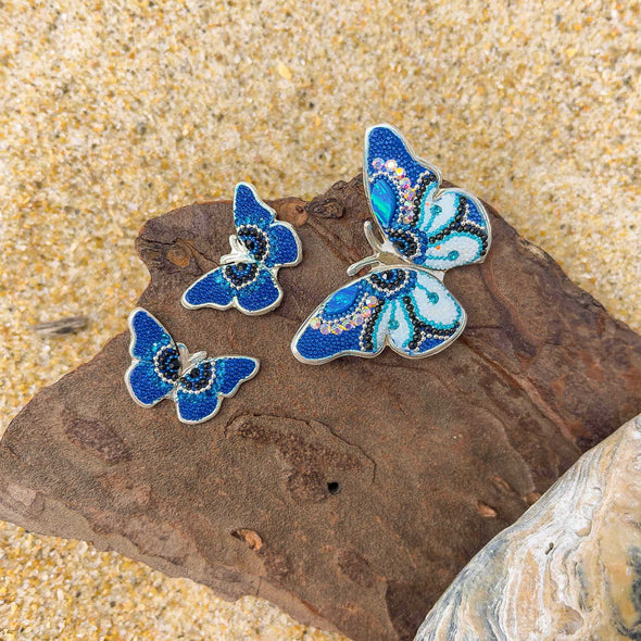 Artisan Handset Crystals Small Butterfly Set