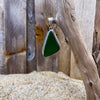 Green Sea Glass Pendant