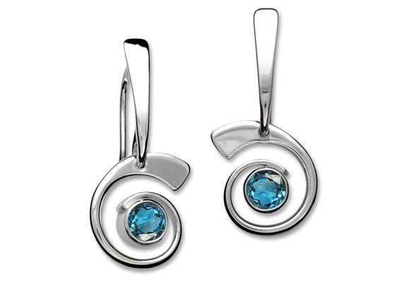 E. L. Designs Nautilus Earrings | Ed Levin Designer Jewelry