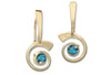 E. L. Designs Nautilus Earrings | Ed Levin Designer Jewelry