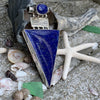 Lapis Triangle Artisan Pendant