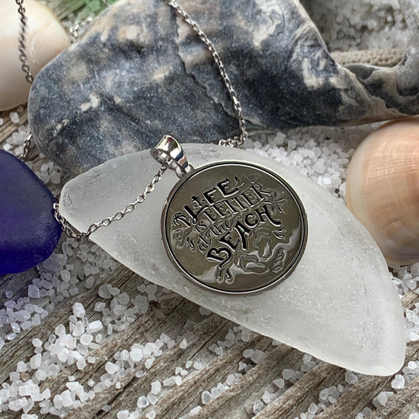 Life Is Better at the Beach Necklace