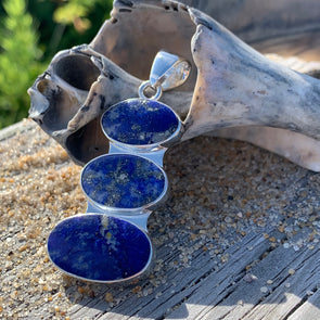Lapis Lazuli Trio Pendant | Beach Treasures Exclusives