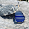 Cobalt Blue Tumbled Seaglass Artisan Pendant