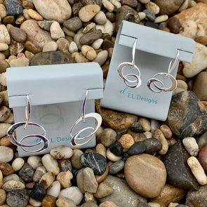E. L. Designs Sterling Entwined Elegance Earrings | Ed Levin Designer Jewelry - BEACH TREASURES ONLINE
