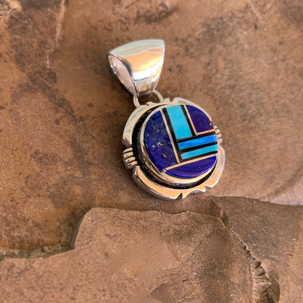 Navajo Lapis Lazuli Pendant - BEACH TREASURES ONLINE