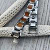 Koa and Tungsten Men's Link Bracelet - BEACH TREASURES ONLINE