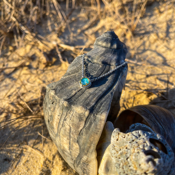 Small Chrysocolla Necklace