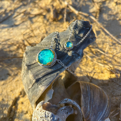 Small Chrysocolla Necklace