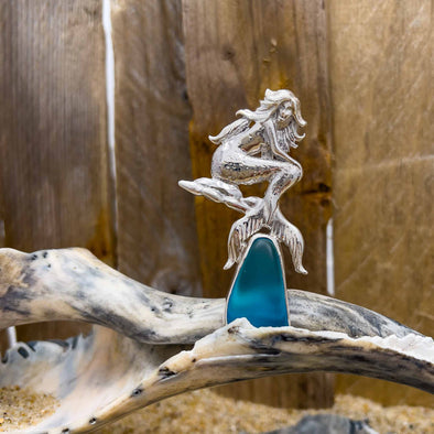 Sea Glass Mermaid Pendant